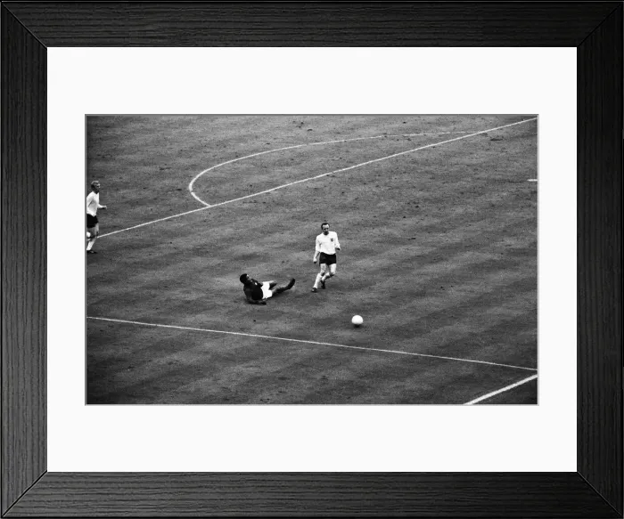 Framed Print : 1966 World Cup Semi Final at Wembley Stadium. England 2 v Portugal 1 Framed Print : 1966 World Cup Semi Final at Wembley Stadium. England 2 v Portugal 1