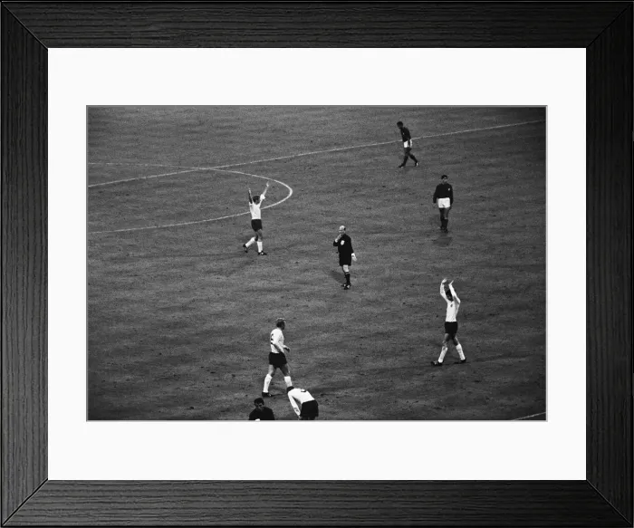 Framed Print : 1966 World Cup Semi Final at Wembley Stadium. England 2 v Portugal 1 Framed Print : 1966 World Cup Semi Final at Wembley Stadium. England 2 v Portugal 1