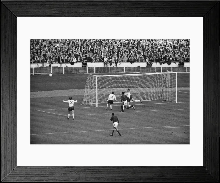 Framed Print : 1966 World Cup Semi Final at Wembley Stadium. England 2 v Portugal 1 Framed Print : 1966 World Cup Semi Final at Wembley Stadium. England 2 v Portugal 1
