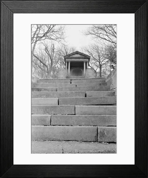 Framed Print : Albert Temple, Valley Gardens, Saltburn, 16th March 1979 Framed Print : Albert Temple, Valley Gardens, Saltburn, 16th March 1979