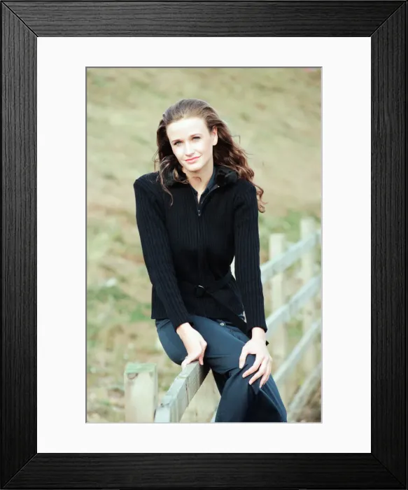Framed Print : Claire Thomas, Model, 3rd October 1997 Framed Print : Claire Thomas, Model, 3rd October 1997