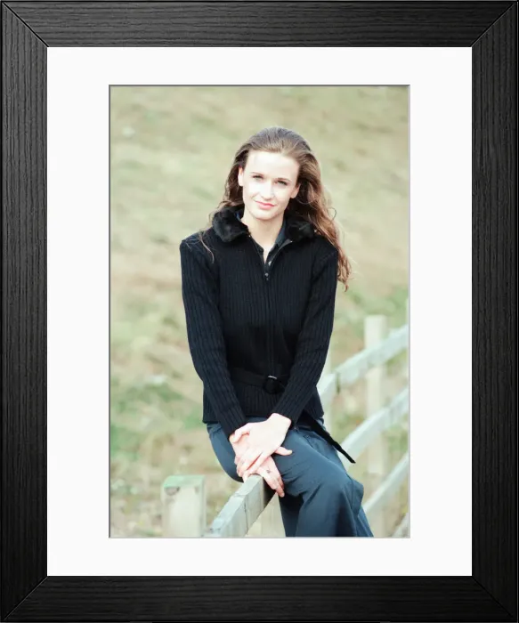 Framed Print : Claire Thomas, Model, 3rd October 1997 Framed Print : Claire Thomas, Model, 3rd October 1997