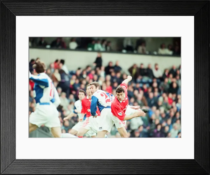 Framed Print : Blackburn Rovers 0-0 Middlesbrough, Premier league match at Ewood Park Framed Print : Blackburn Rovers 0-0 Middlesbrough, Premier league match at Ewood Park