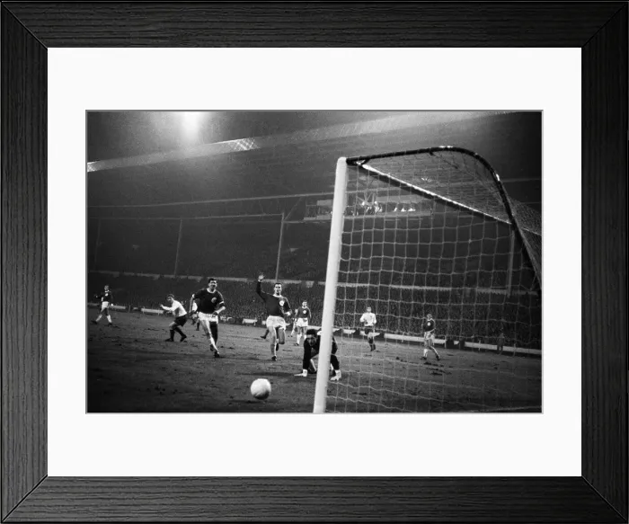 Framed Print : International Friendly match at Wembley Stadium. England 1 v West Germany 0 Framed Print : International Friendly match at Wembley Stadium. England 1 v West Germany 0