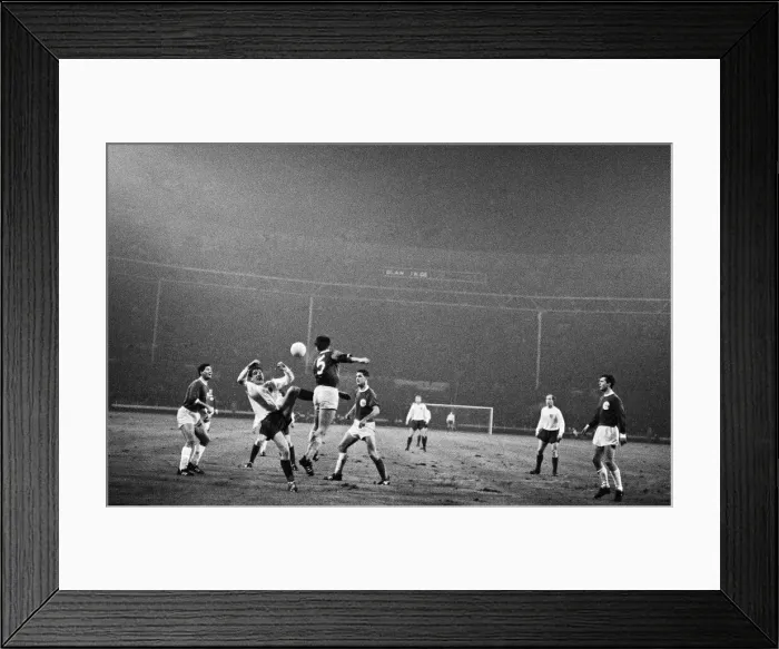 Framed Print : International Friendly match at Wembley Stadium. England 1 v West Germany 0 Framed Print : International Friendly match at Wembley Stadium. England 1 v West Germany 0