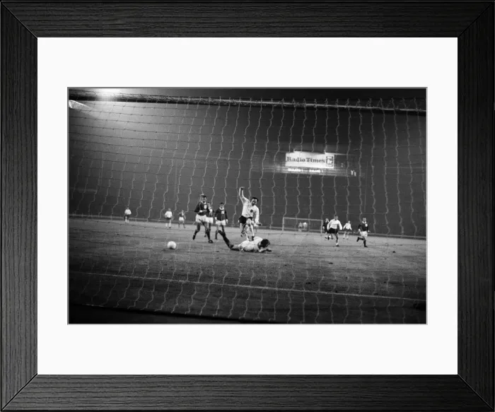 Framed Print : Home International Championship football match at Wembley Framed Print : Home International Championship football match at Wembley