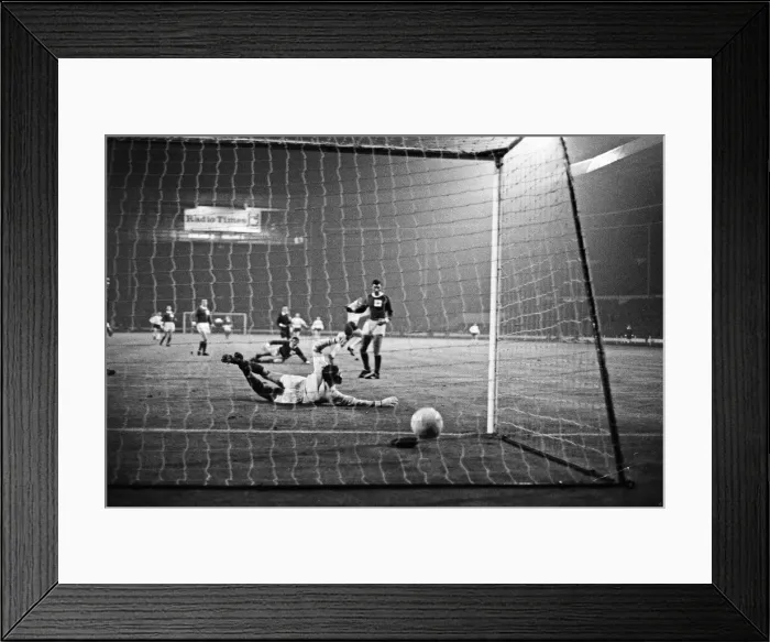 Framed Print : Home International Championship football match at Wembley Framed Print : Home International Championship football match at Wembley
