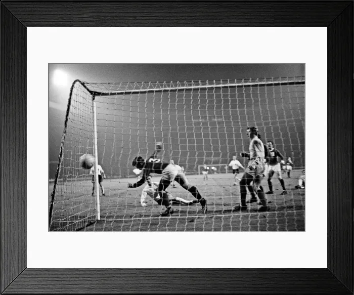 Framed Print : Home International Championship football match at Wembley Framed Print : Home International Championship football match at Wembley