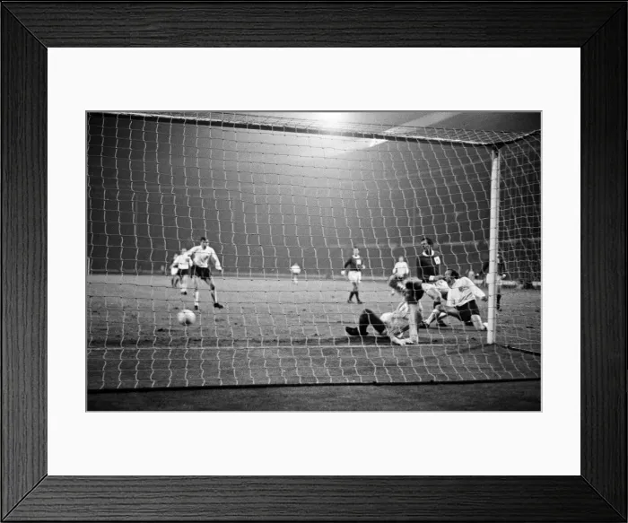 Framed Print : Home International Championship football match at Wembley Framed Print : Home International Championship football match at Wembley