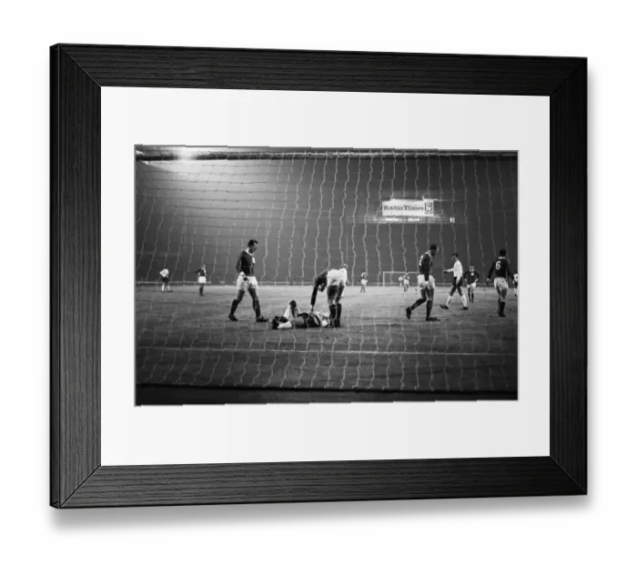 Framed Print : Home International Championship football match at Wembley