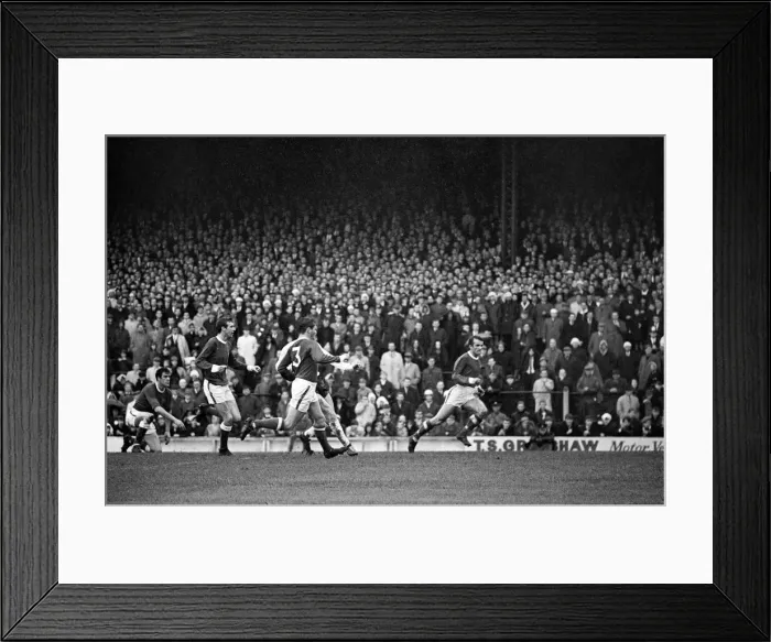 Framed Print : International football match at Ninian Park, Cardiff. Wales 0 v England 0 Framed Print : International football match at Ninian Park, Cardiff. Wales 0 v England 0
