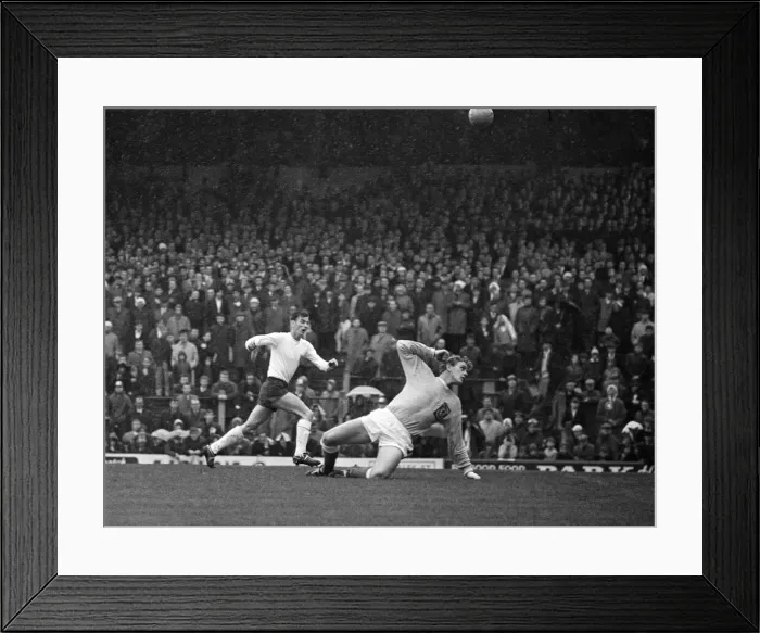 Framed Print : International football match at Ninian Park, Cardiff. Wales 0 v England 0 Framed Print : International football match at Ninian Park, Cardiff. Wales 0 v England 0