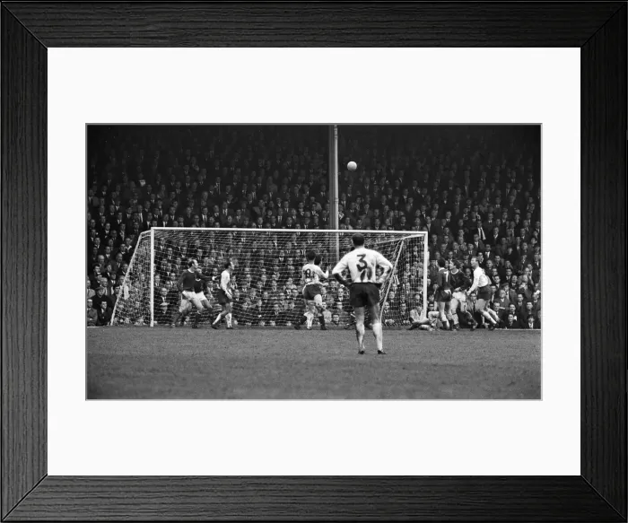 Framed Print : International football match at Ninian Park, Cardiff. Wales 0 v England 0 Framed Print : International football match at Ninian Park, Cardiff. Wales 0 v England 0