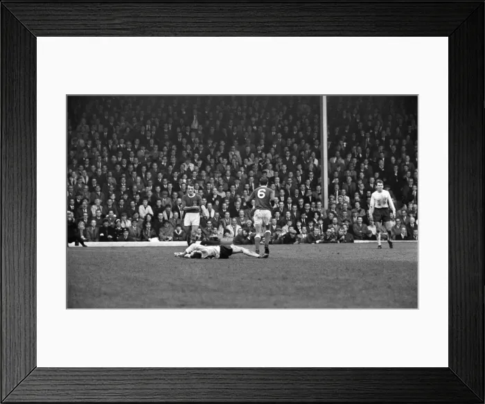 Framed Print : International football match at Ninian Park, Cardiff. Wales 0 v England 0 Framed Print : International football match at Ninian Park, Cardiff. Wales 0 v England 0