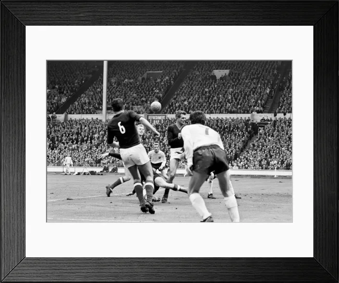 Framed Print : International Friendly football match at Wembley Stadium. England 1 v Hungary 0