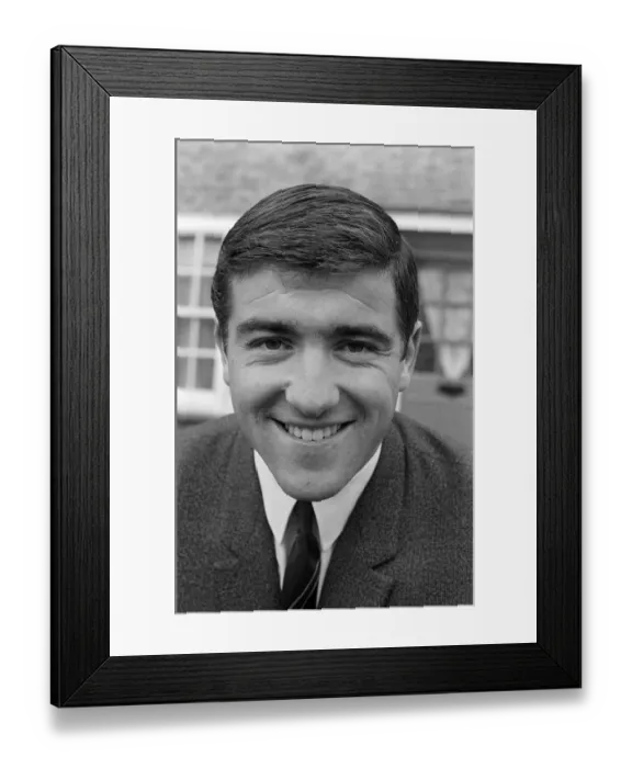 Framed Print : Footballer Terry Venables on his way to work using public transport in London