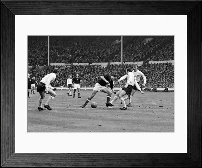 Framed Print : International Friendly football match at Wembley Stadium. England 1 v Hungary 0