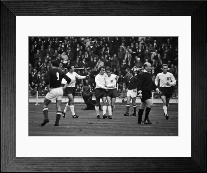 Framed Print : International Friendly football match at Wembley Stadium. England 1 v Hungary 0 Framed Print : International Friendly football match at Wembley Stadium. England 1 v Hungary 0