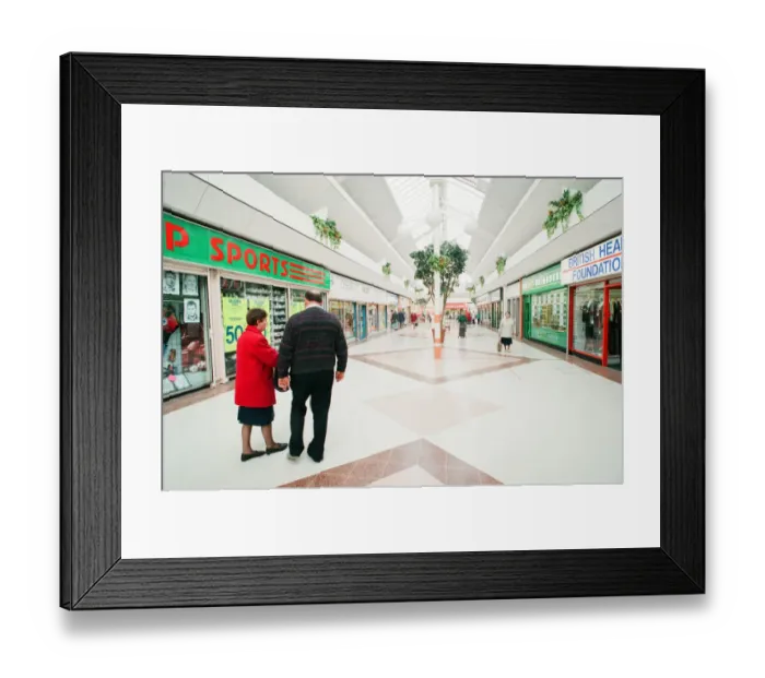 Framed Print : The Forum Shopping Centre, Segedunum Way, Wallsend, Tyne and Wear, 14th October 1996 Framed Print : The Forum Shopping Centre, Segedunum Way, Wallsend, Tyne and Wear, 14th October 1996