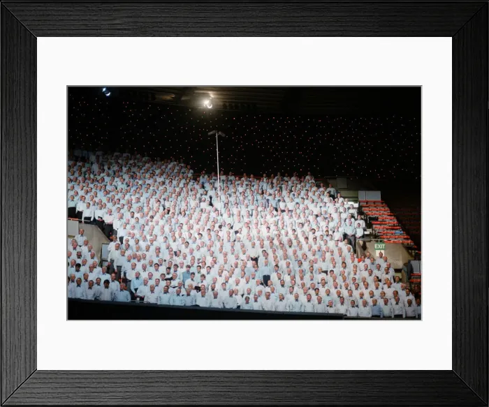 Framed Print : Cor World Choir concert at Cardiff Arms Park, 29th May 1993