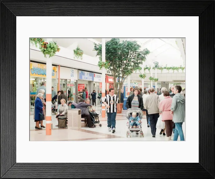 Framed Print : The Forum Shopping Centre, Segedunum Way, Wallsend, Tyne and Wear, 14th October 1996 Framed Print : The Forum Shopping Centre, Segedunum Way, Wallsend, Tyne and Wear, 14th October 1996
