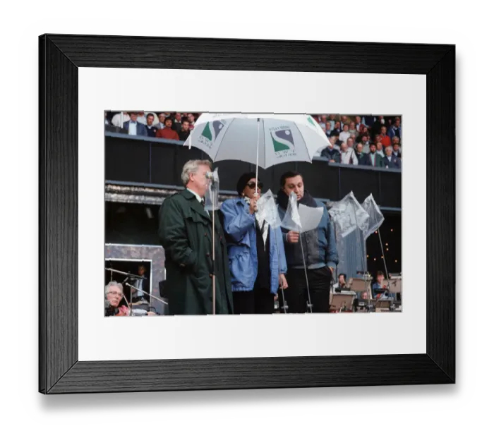 Framed Print : Cor World Choir concert at Cardiff Arms Park, 29th May 1993