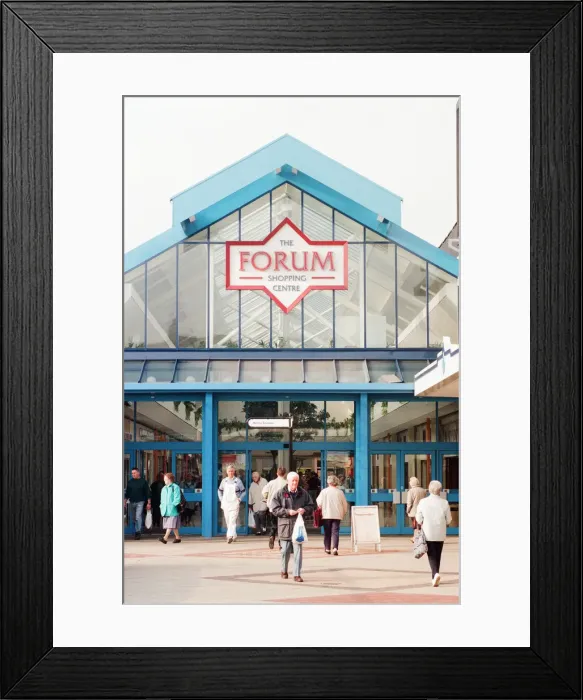Framed Print : The Forum Shopping Centre, Segedunum Way, Wallsend, Tyne and Wear, 14th October 1996 Framed Print : The Forum Shopping Centre, Segedunum Way, Wallsend, Tyne and Wear, 14th October 1996