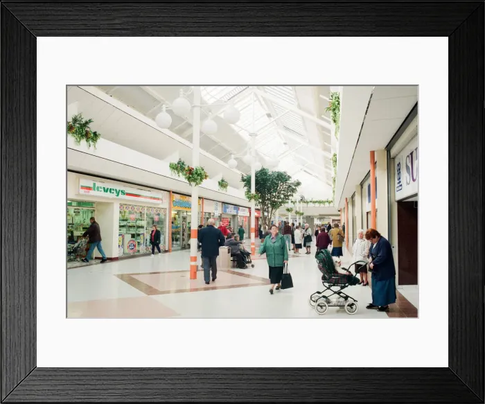 Framed Print : The Forum Shopping Centre, Segedunum Way, Wallsend, Tyne and Wear, 14th October 1996 Framed Print : The Forum Shopping Centre, Segedunum Way, Wallsend, Tyne and Wear, 14th October 1996