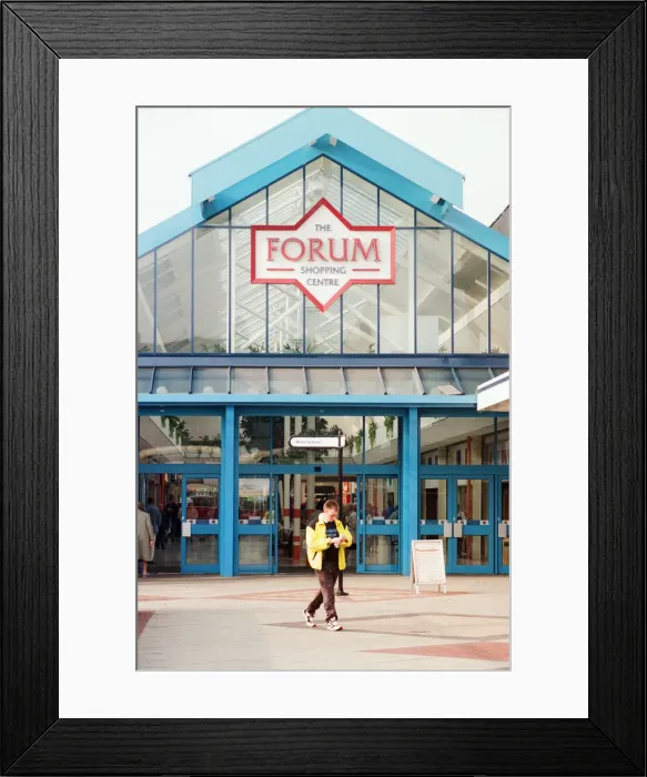 Framed Print : The Forum Shopping Centre, Segedunum Way, Wallsend, Tyne and Wear, 14th October 1996 Framed Print : The Forum Shopping Centre, Segedunum Way, Wallsend, Tyne and Wear, 14th October 1996