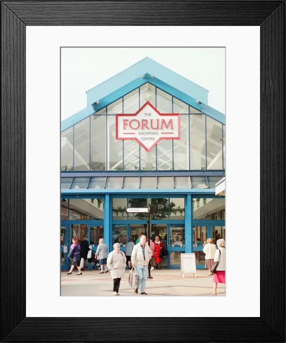 Framed Print : The Forum Shopping Centre, Segedunum Way, Wallsend, Tyne and Wear, 14th October 1996 Framed Print : The Forum Shopping Centre, Segedunum Way, Wallsend, Tyne and Wear, 14th October 1996