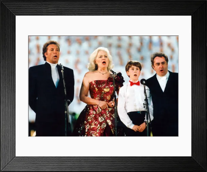 Framed Print : Cor World Choir concert at Cardiff Arms Park, 23rd May 1992