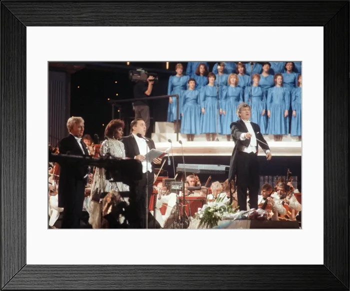 Framed Print : Cor World Choir concert at Cardiff Arms Park, 29th May 1993 Framed Print : Cor World Choir concert at Cardiff Arms Park, 29th May 1993