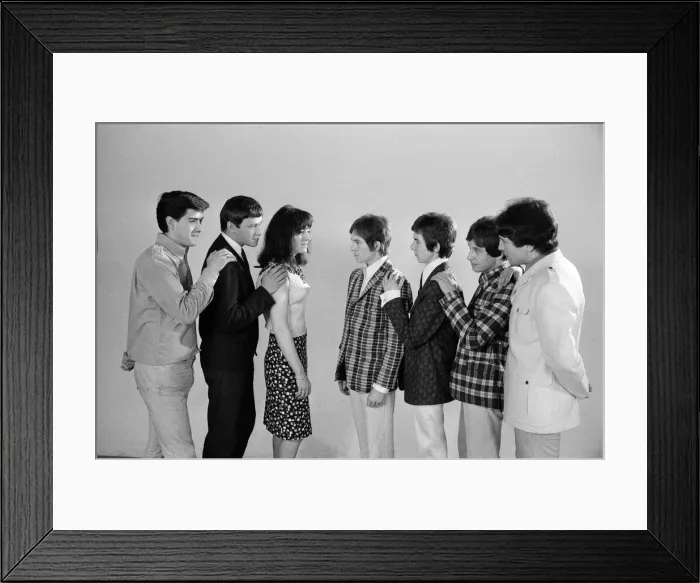 Framed Print : Battle Of The Pop Faces. The two groups New Faces Framed Print : Battle Of The Pop Faces. The two groups New Faces