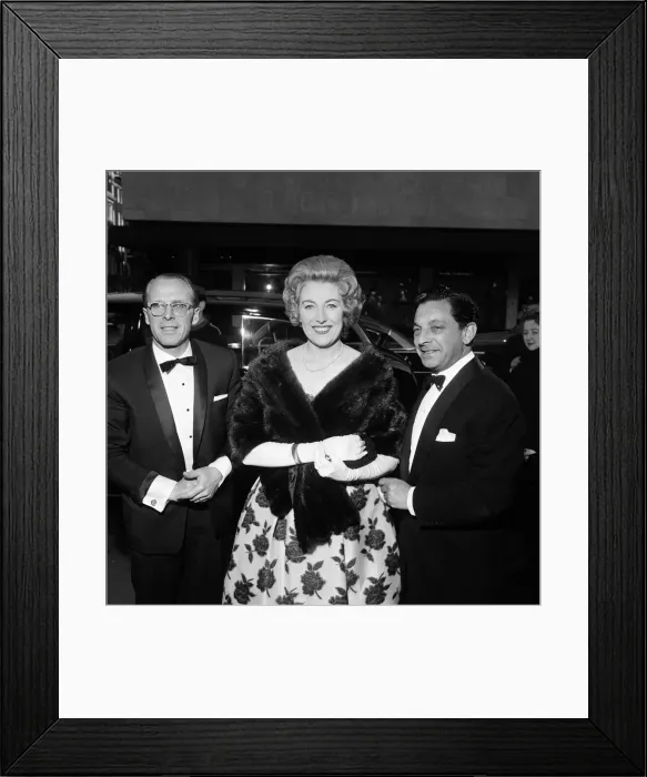 Framed Print : Vera Lynn attends the first night of the Blitz! show at the Adelphi Theatre. 8th May 1962 Framed Print : Vera Lynn attends the first night of the Blitz! show at the Adelphi Theatre. 8th May 1962
