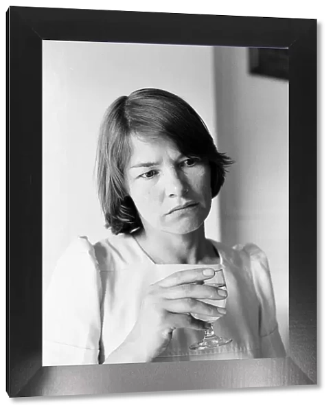 Glenda Jackson, actress, toasts to the success of the Old Vic theatre