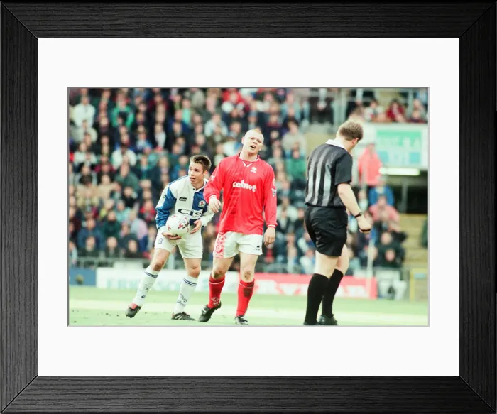 Framed Print : Blackburn Rovers 0-0 Middlesbrough, Premier league match at Ewood Park