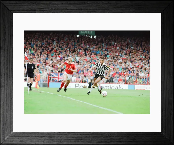 Framed Print : Middlesbrough 1-1 Notts County, League Division Two Play Off 1st Leg match at Ayresome Framed Print : Middlesbrough 1-1 Notts County, League Division Two Play Off 1st Leg match at Ayresome