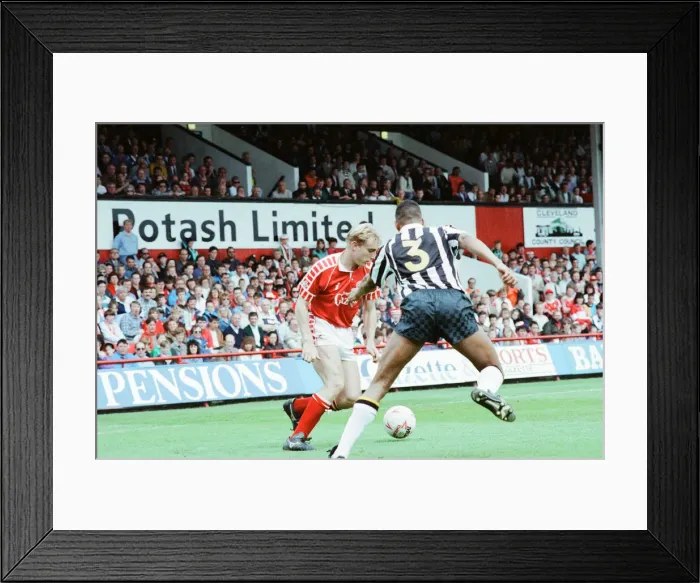 Framed Print : Middlesbrough 1-1 Notts County, League Division Two Play Off 1st Leg match at Ayresome Framed Print : Middlesbrough 1-1 Notts County, League Division Two Play Off 1st Leg match at Ayresome