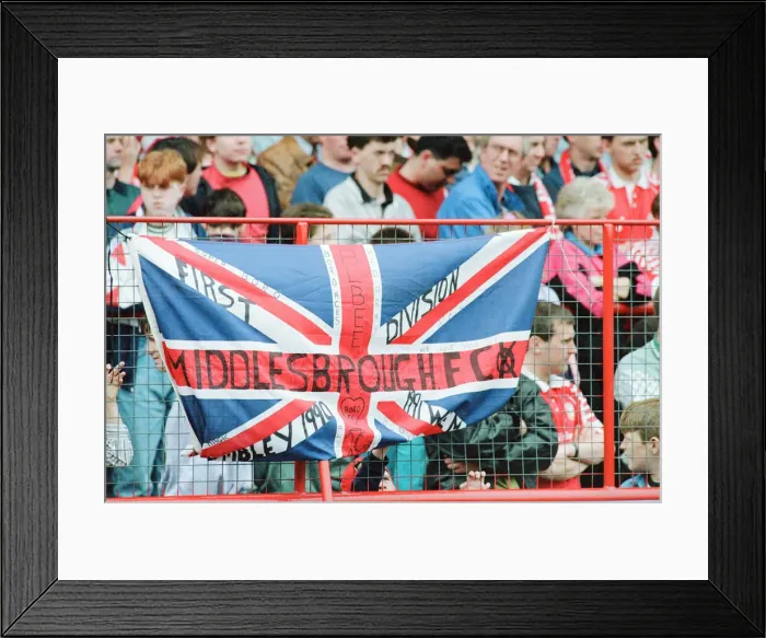 Framed Print : Middlesbrough 1-1 Notts County, League Division Two Play Off 1st Leg match at Ayresome Framed Print : Middlesbrough 1-1 Notts County, League Division Two Play Off 1st Leg match at Ayresome