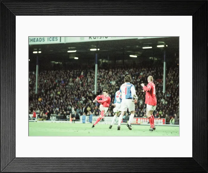 Framed Print : Blackburn Rovers 0-0 Middlesbrough, Premier league match at Ewood Park