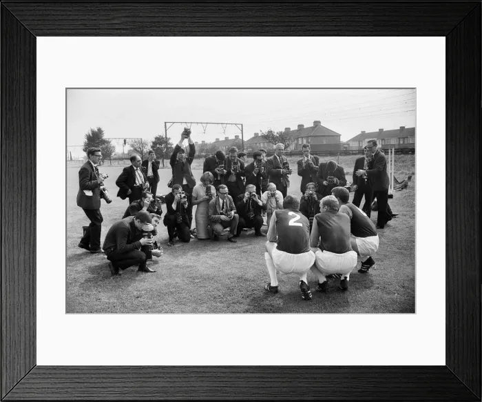 Framed Print : West Hams England world cup winning trio Bobby Moore