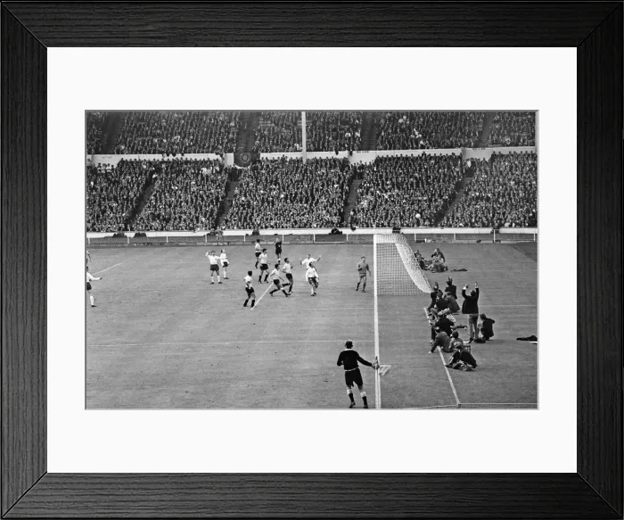 Framed Print : World Cup Group 1 match at Wembley Stadium. England 0 v Uruguay 0