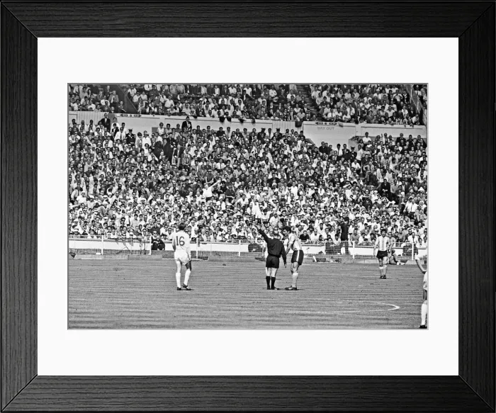 Framed Print : World Cup Quarter Final match at Wembley Stadium. England 1 v Argentina 0 Framed Print : World Cup Quarter Final match at Wembley Stadium. England 1 v Argentina 0