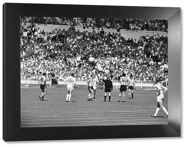 1966 World Cup Quarter Final match at Wembley Stadium. England defeated Argentina 1-0