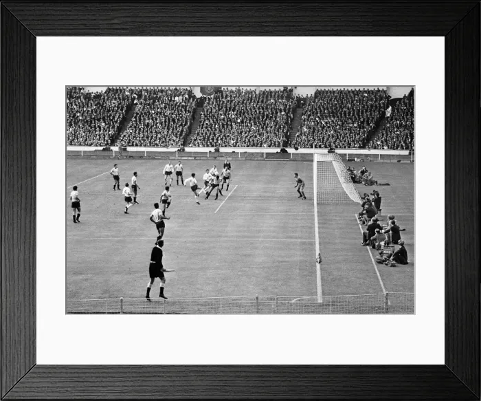 Framed Print : World Cup Group 1 match at Wembley Stadium. England 0 v Uruguay 0