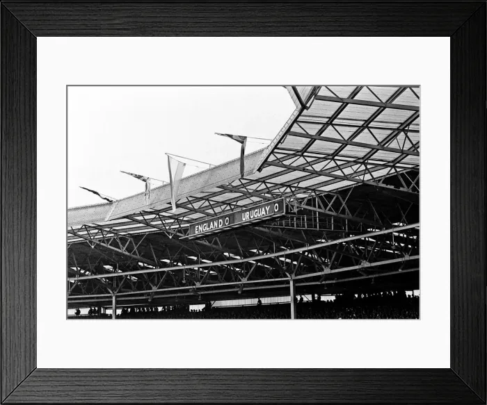 Framed Print : World Cup Group 1 match at Wembley Stadium. England 0 v Uruguay 0