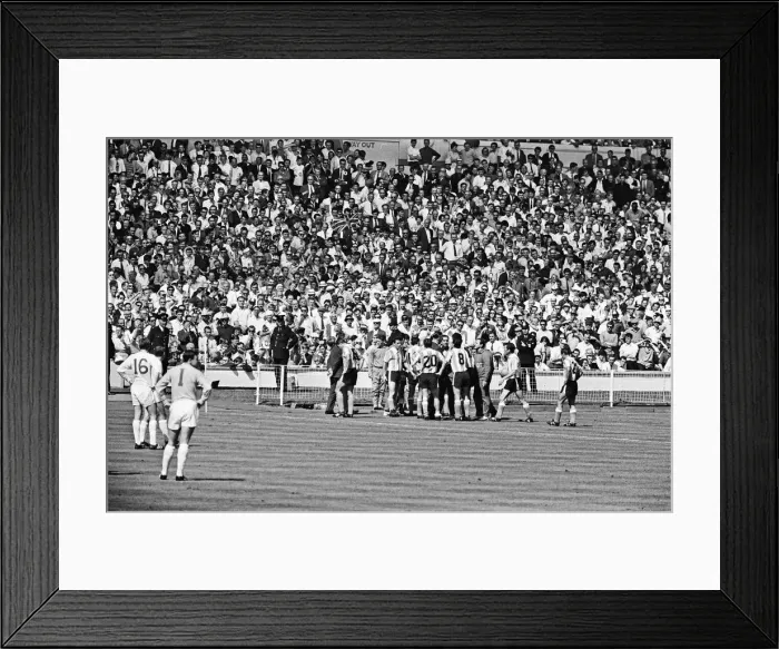 Framed Print : World Cup Quarter Final match at Wembley Stadium. England 1 v Argentina 0 Framed Print : World Cup Quarter Final match at Wembley Stadium. England 1 v Argentina 0