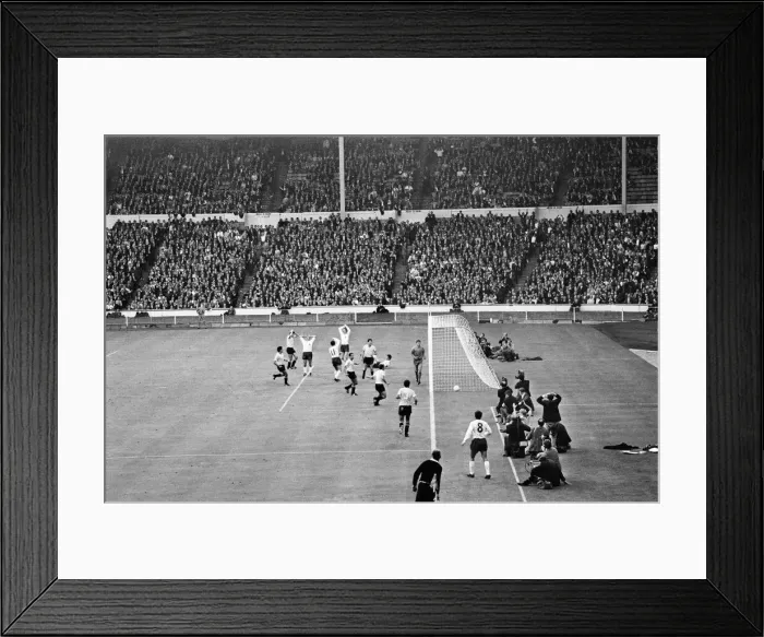 Framed Print : World Cup Group 1 match at Wembley Stadium. England 0 v Uruguay 0