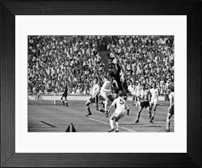 Framed Print : World Cup Quarter Final match at Wembley Stadium. England 1 v Argentina 0 Framed Print : World Cup Quarter Final match at Wembley Stadium. England 1 v Argentina 0