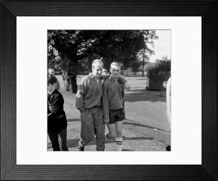 Framed Print : England football team training session at Roehampton ahead of their match against Framed Print : England football team training session at Roehampton ahead of their match against